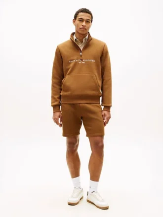 Pantalón corto de sudadera con el logotipo de Tommy bordado