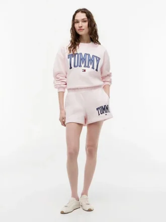 Pantalón corto de sudadera Varsity Tommy Logo