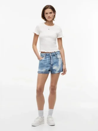 Pantalón corto vaquero con vuelta de Tommy Jeans