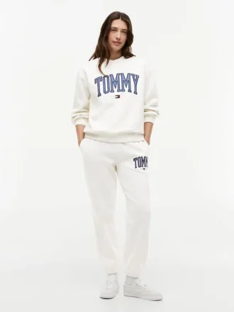 Pantalón de chándal con logotipo Varsity Tommy