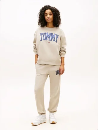 Pantalón de chándal con logotipo Varsity Tommy