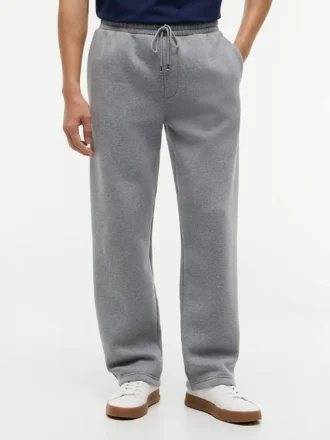 Pantalón de chándal de felpa cepillada de corte holgado