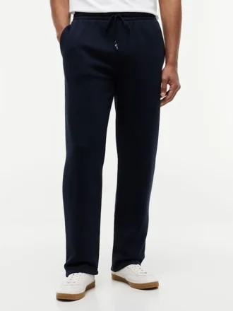 Pantalón de chándal de felpa cepillada de corte holgado
