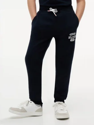 Pantalón de chándal de felpa cepillada Varsity para niños
