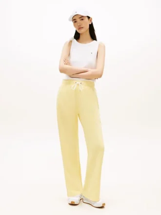 Pantalón de chándal de pierna ancha con interior cepillado