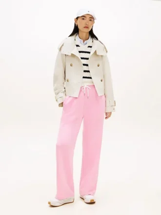 Pantalón de chándal de pierna ancha con interior cepillado