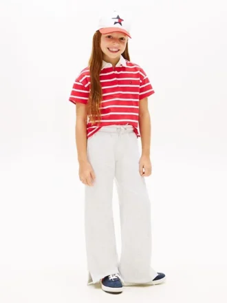 Pantalón de chándal infantil con logotipo de estrella de strass