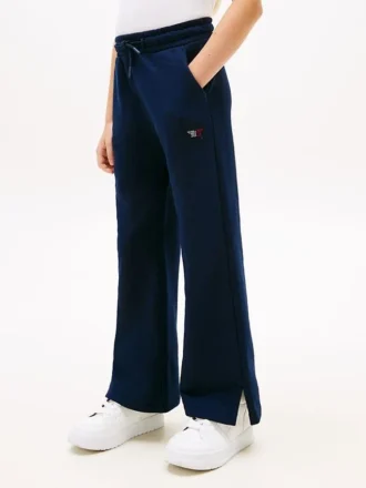 Pantalón de chándal infantil con logotipo de estrella de strass