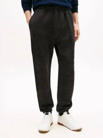 Pantalón de chándal jaspeado con el logotipo de Hilfiger Crest