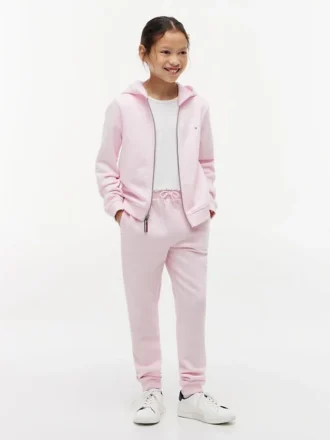Pantalón jogger infantil con logo Tommy estilo universitario