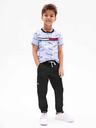 Pantalones cargo elásticos para niños
