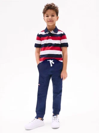 Pantalones cargo elásticos para niños