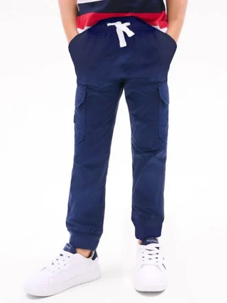 Pantalones cargo elásticos para niños