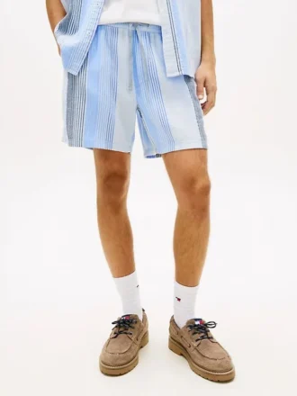 Pantalones cortos a rayas Dobby de Tommy Jeans