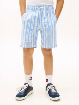 Pantalones cortos a rayas para niños