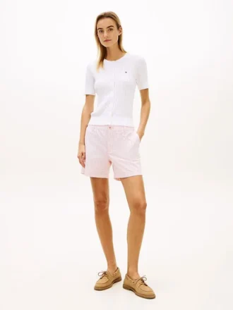 Pantalones cortos chinos a rayas