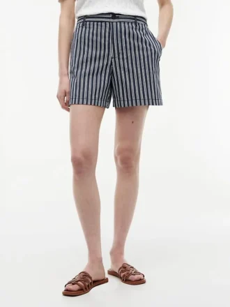 Pantalones cortos chinos a rayas