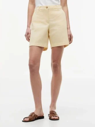 Pantalones cortos chinos elásticos de 7″