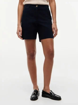 Pantalones cortos chinos elásticos de 7″