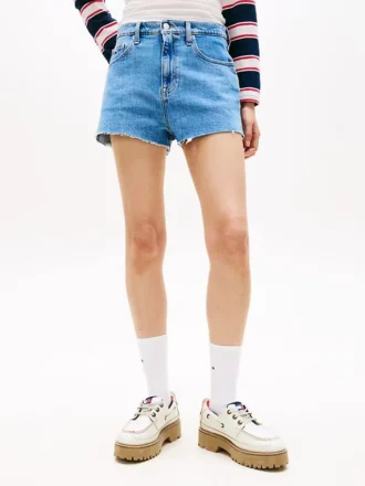 Pantalones cortos de mezclilla con dobladillo sin rematar de Tommy Jeans