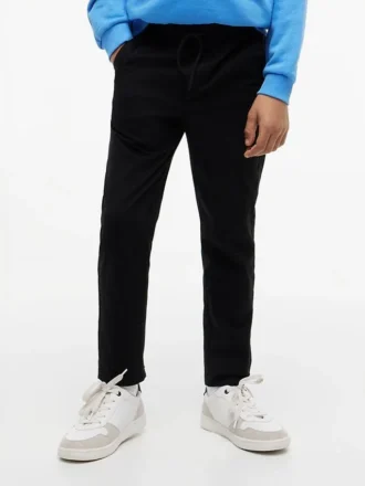 Pantalones de popelín elástico Paper-Touch para niños
