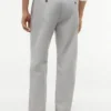 Pantalones holgados de mezcla de algodón y lino