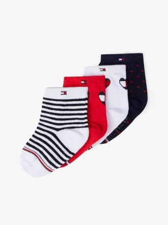 Paquete de 4 pares de calcetines para bebés