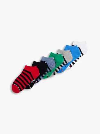 Paquete de 7 pares de calcetines cortos para niños