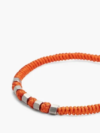 Pulsera ajustable de nailon trenzado