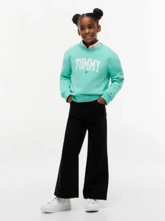 Sudadera con logotipo Tommy para niña Sudadera con logotipo Tommy para niña