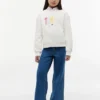 Sudadera con logotipo Tommy para niña Sudadera con logotipo Tommy para niña