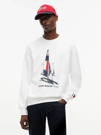 Sudadera Tommy x US SailGP Team Boat