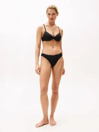 Sujetador push-up sin aros con logo repetido