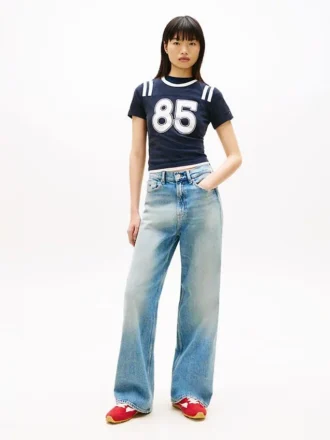 Vaqueros de talle alto y pierna ancha de Tommy Jeans