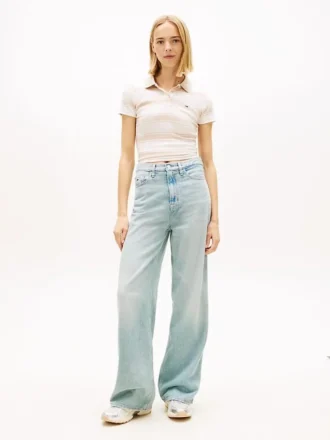 Vaqueros de talle alto y pierna ancha de Tommy Jeans