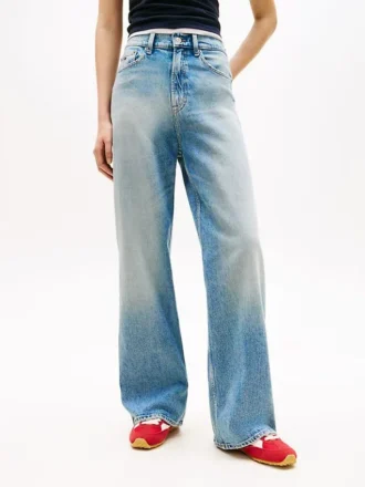 Vaqueros de talle alto y pierna ancha de Tommy Jeans