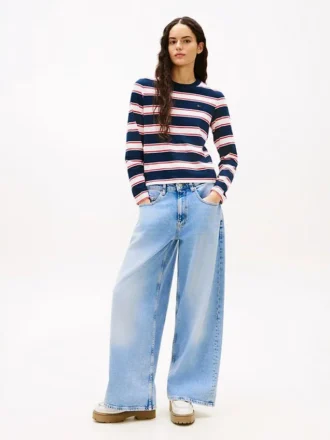 Vaqueros Tommy Jeans de talle medio, holgados y de pierna ancha