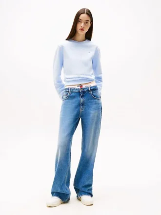 Vaqueros Tommy Jeans rectos, holgados y desgastados