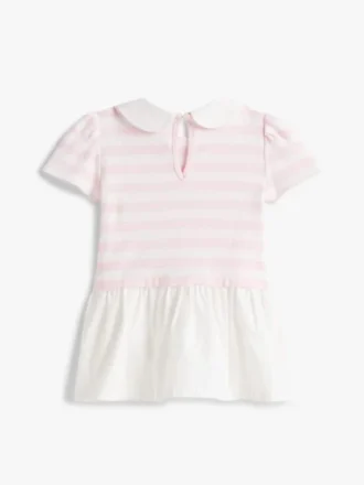 Vestido de rayas para bebés