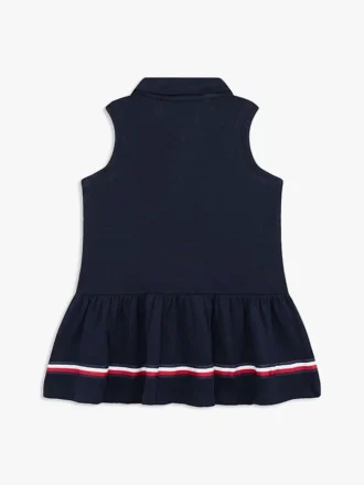 Vestido polo elástico sin mangas para bebés