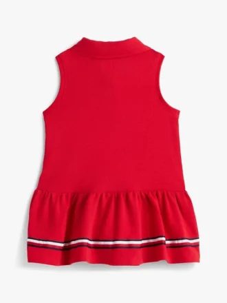 Vestido polo elástico sin mangas para bebés