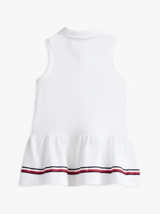 Vestido polo elástico sin mangas para bebés